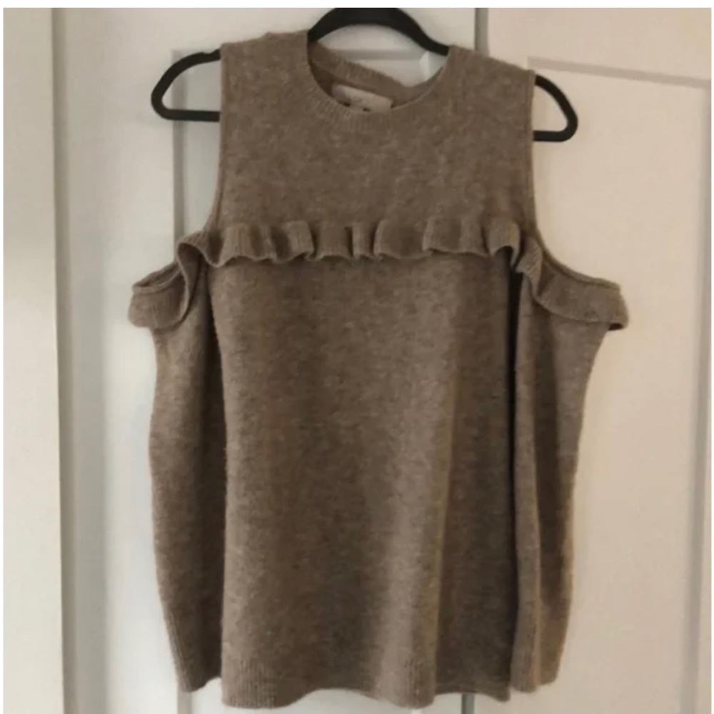 LOFT cold shoulder sweater